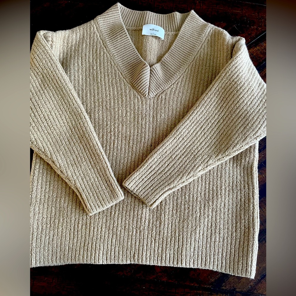 Aritzia 100% Merino Wool Sweater. NWT